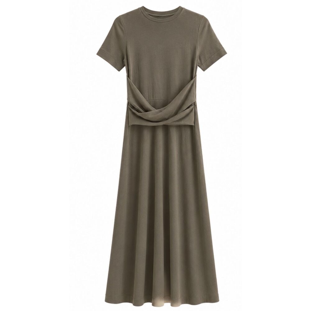 Osklen Gola Eco Dress in Fern Green